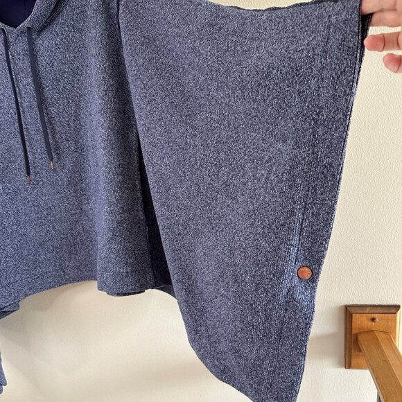 See by Chloe Blue Hooded Poncho, Small - Picture 6 of 13